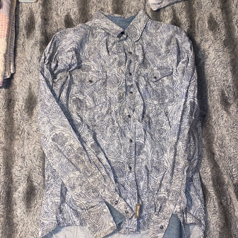 RETRO WRANGLER BUTTON UP